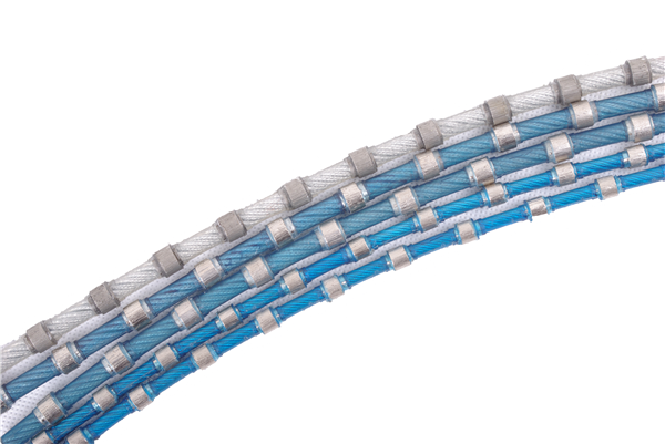 Fio do diamante para o granito quadratura