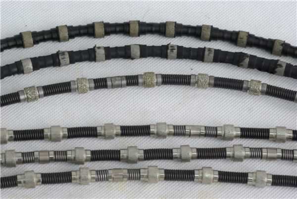 Fio do diamante para a pedreira de mármore